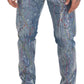 Dolce & Gabbana Exquisite Color Splash Denim Pants