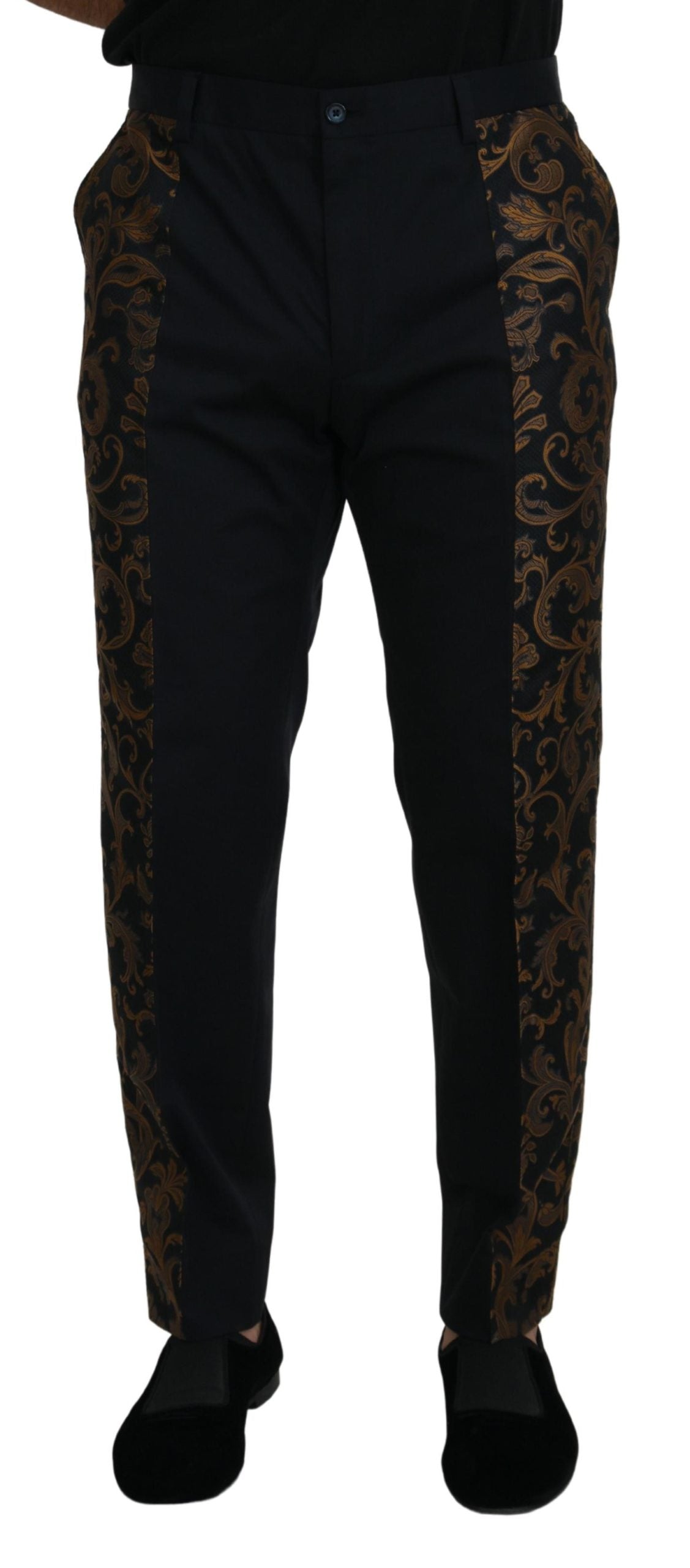 Dolce & Gabbana Elegant Black Designer Pants for Men