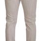 Dolce & Gabbana Chic Off White Denim Pants