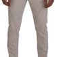 Dolce & Gabbana Chic Off White Denim Pants