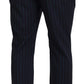 Dolce & Gabbana Elegant Stripe Virgin Wool Trousers