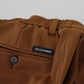 Dolce & Gabbana Elegant Brown Virgin Wool Pants - Italian Crafted