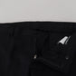 Dolce & Gabbana Elegant Black Virgin Wool Blend Trousers