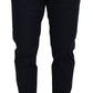 Dolce & Gabbana Elegant Blue Cotton Stretch Pants