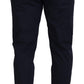 Dolce & Gabbana Elegant Blue Cotton Stretch Pants