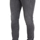 Dolce & Gabbana Chic Grey Washed Denim Pants