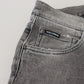 Dolce & Gabbana Chic Grey Washed Denim Pants