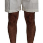 Dolce & Gabbana Chic White Cotton Blend Designer Shorts