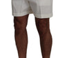 Dolce & Gabbana Chic White Cotton Blend Designer Shorts