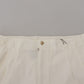 Dolce & Gabbana Chic White Cotton Blend Designer Shorts