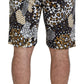 Dolce & Gabbana Vibrant Multicolor Printed Cotton Shorts