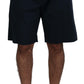 Dolce & Gabbana Elegant Blue Cotton Blend Shorts