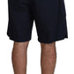 Dolce & Gabbana Elegant Blue Cotton Blend Shorts