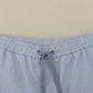 Dolce & Gabbana Elegant Light Blue Linen-Cotton Summer Shorts