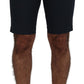 Dolce & Gabbana Elegant Blue Cotton Blend Shorts