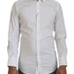 Dolce & Gabbana Dazzling White Slim Fit Dress Shirt