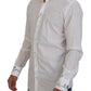 Dolce & Gabbana Elegant White Cotton Dress Shirt