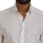 Dolce & Gabbana Elegant White Cotton Dress Shirt