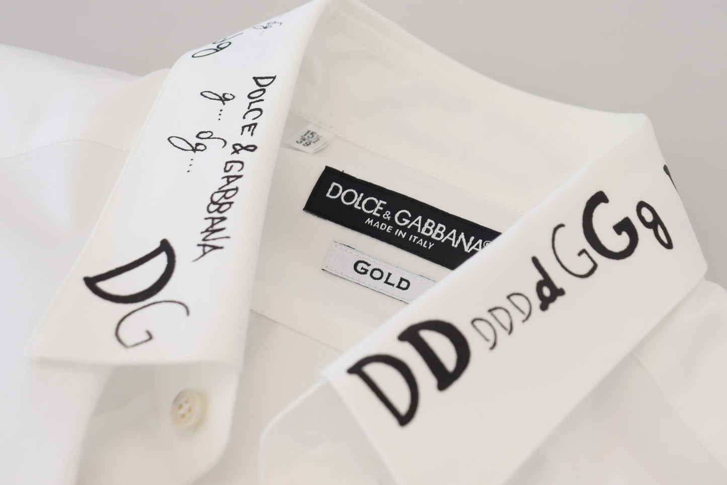 Dolce & Gabbana Elegant White Cotton Dress Shirt