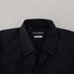 Dolce & Gabbana Elegant Black Slim Fit Cotton Shirt