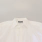 Dolce & Gabbana Elegance Reimagined White Cotton Dress Shirt