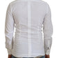 Dolce & Gabbana Elegant White Cotton Dress Shirt Slim Fit