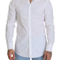 Dolce & Gabbana Elegant White Cotton Dress Shirt