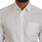 Dolce & Gabbana Elegant White Slim Fit Dress Shirt