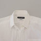 Dolce & Gabbana Elegant White Slim Fit Dress Shirt