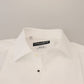 Dolce & Gabbana Elegant White Cotton Poplin Slim Fit Shirt