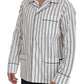 Dolce & Gabbana Elegant Striped Cotton Nightshirt