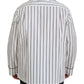 Dolce & Gabbana Elegant Striped Cotton Nightshirt