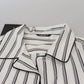 Dolce & Gabbana Elegant Striped Cotton Nightshirt