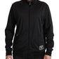 Dolce & Gabbana Elegant Black Full Zip Sweater