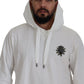 Dolce & Gabbana Stunning White Hooded Sweater