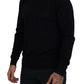 Dolce & Gabbana Elegant Black Virgin Wool Pullover Sweater