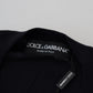 Dolce & Gabbana Elegant Black Virgin Wool Pullover Sweater