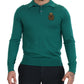 Dolce & Gabbana Elegant Cashmere Silk Green Pullover Sweater