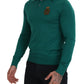 Dolce & Gabbana Elegant Cashmere Silk Green Pullover Sweater