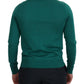 Dolce & Gabbana Elegant Cashmere Silk Green Pullover Sweater