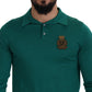 Dolce & Gabbana Elegant Cashmere Silk Green Pullover Sweater