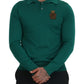 Dolce & Gabbana Elegant Cashmere Silk Green Pullover Sweater