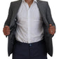 Dolce & Gabbana Elegant Light Gray Sicilia Blazer Jacket