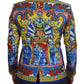 Dolce & Gabbana Elegant Silk Double-Breasted Dragon Blazer