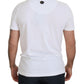 Dolce & Gabbana Elegant White Crewneck Cotton Silk Tee