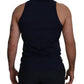 Dolce & Gabbana Elegant Blue Cotton Tank Top