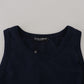 Dolce & Gabbana Elegant Blue Cotton Tank Top