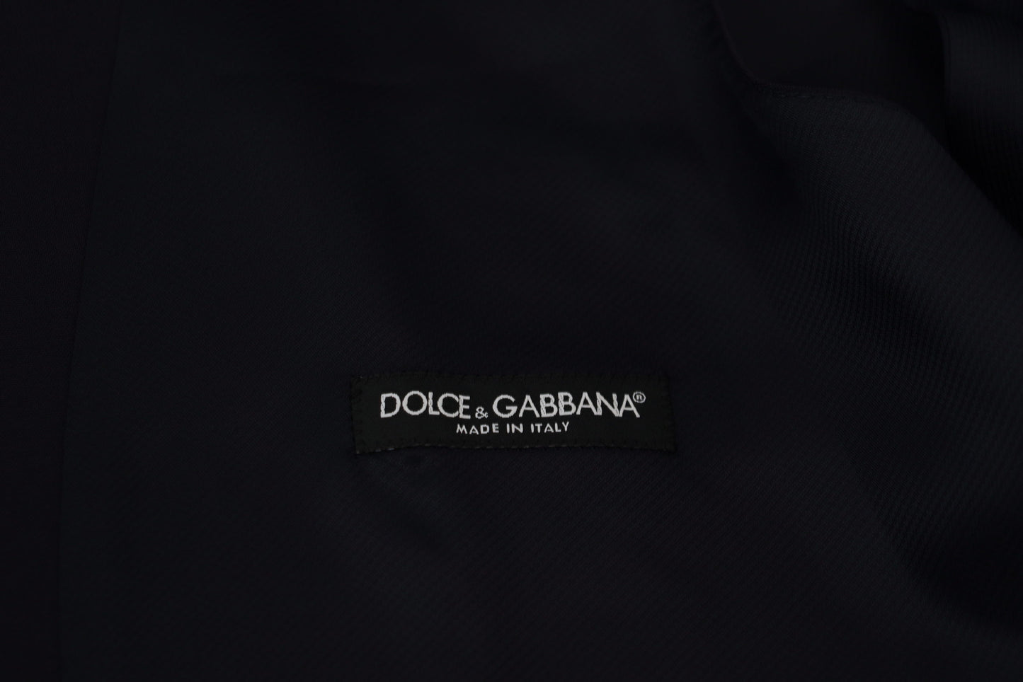 Dolce & Gabbana Elegant Dark Blue Formal Dress Vest