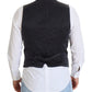 Dolce & Gabbana Elegant Black Double Breasted Dress Vest