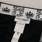 Dolce & Gabbana Elegant Black Designer Briefs with Logo Waistband